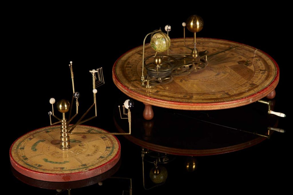 Orrery with tellurium